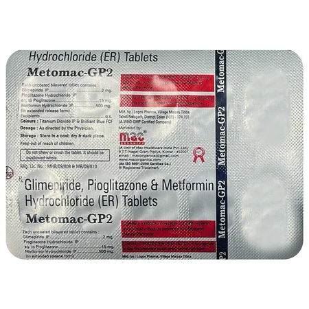 Metomac-GP2 Tablet 10's