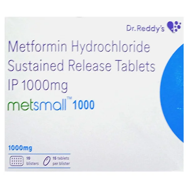 Metsmall 1000 Tablet 15's, Pack of 15 TabletS