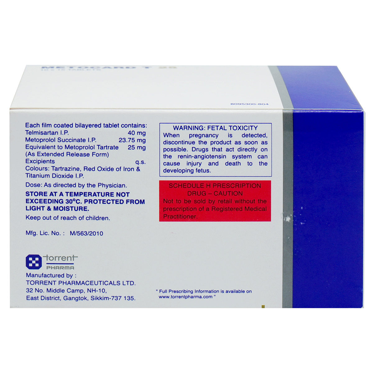 Metocard 25 Metocard T 25 Tablet 15's | Uses, Side Effects, Price | Apollo Pharmacy