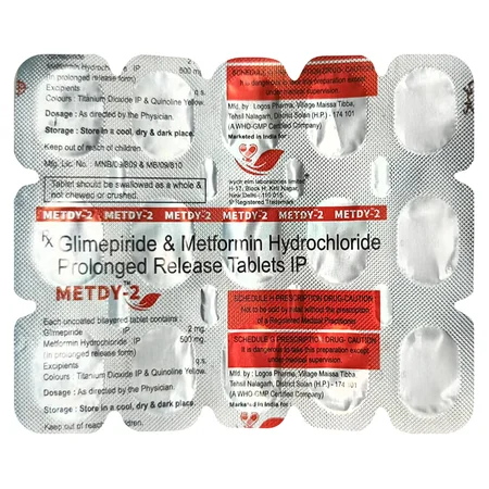 Metdy-2 Tablet  15's