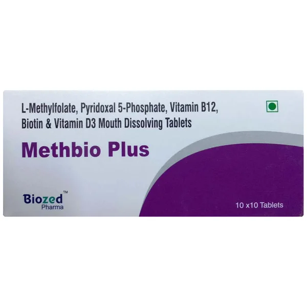 Methbio Plus Mouth Dissolving Tablet 10's