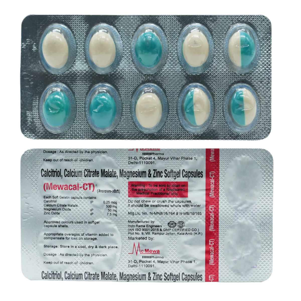 Buy Mewacal-CT Softgel Capsule 10's Online