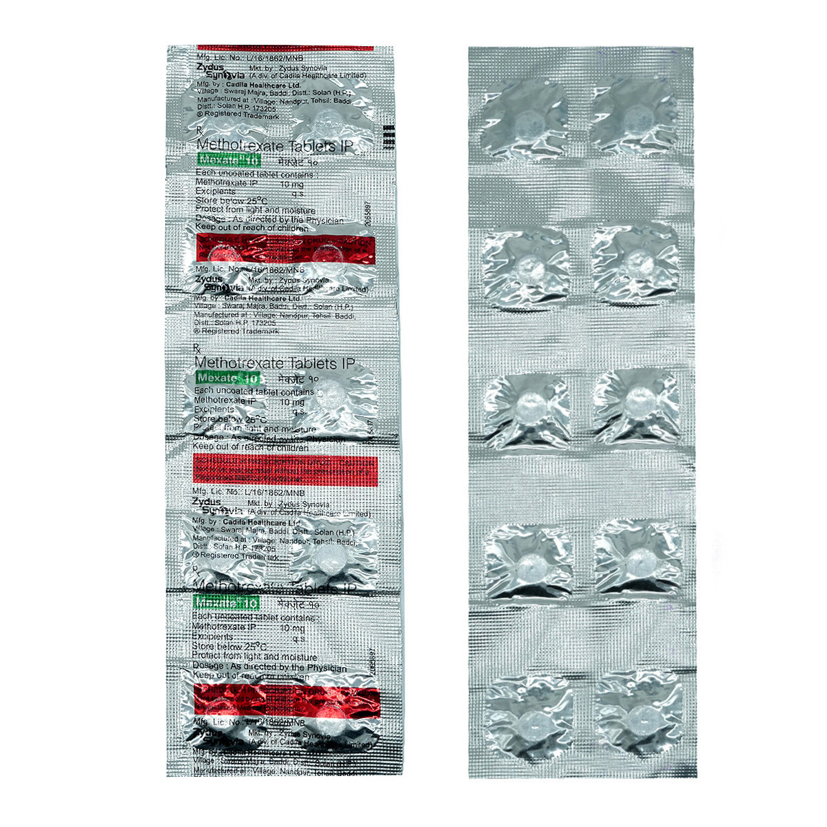 Mexate 10 Tablet 10's, Pack of 10 TABLETS Mexate 10 Tablet 10's, Pack of 10 TABLETS