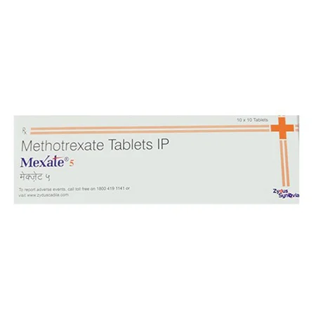 Mexate 5 mg Tablet 10's