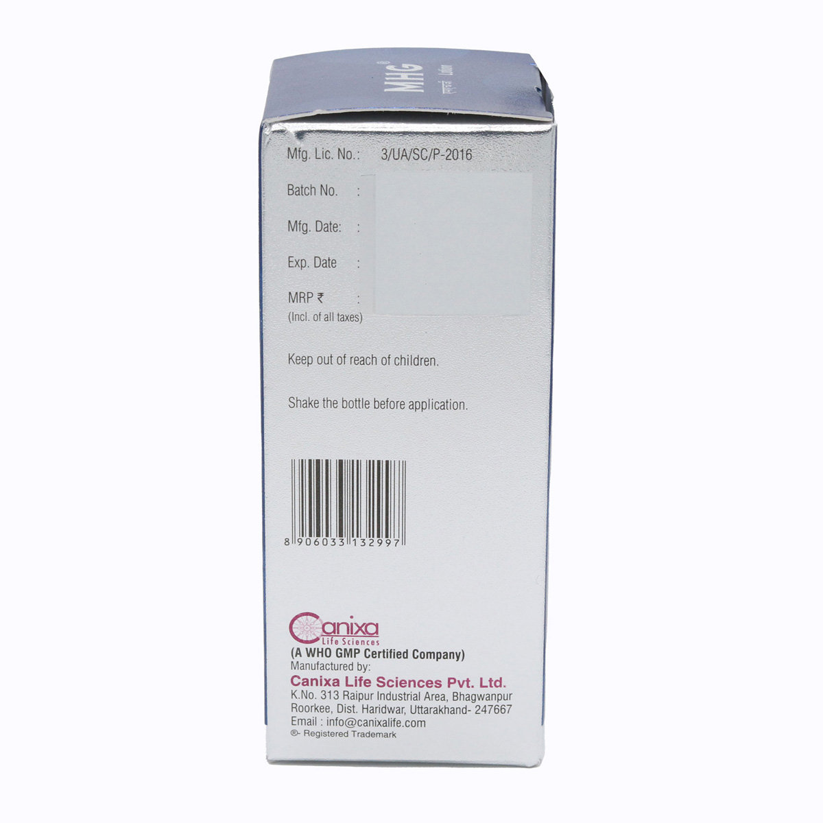 MHG Lotion 3 ml, Pack of 1 Lotion MHG Lotion 3 ml, Pack of 1 Lotion