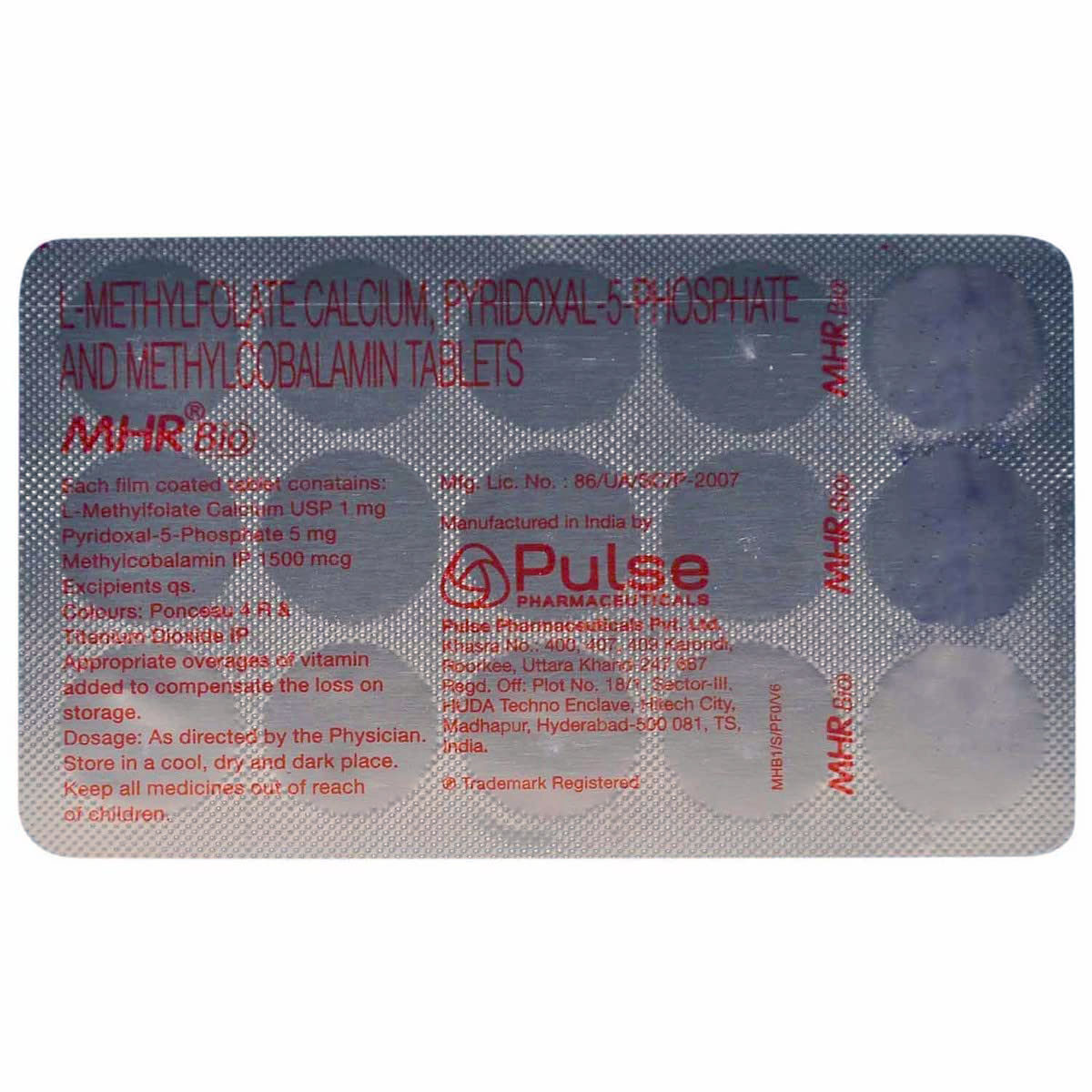 Buy Mhr Bio Tablet 15's Online