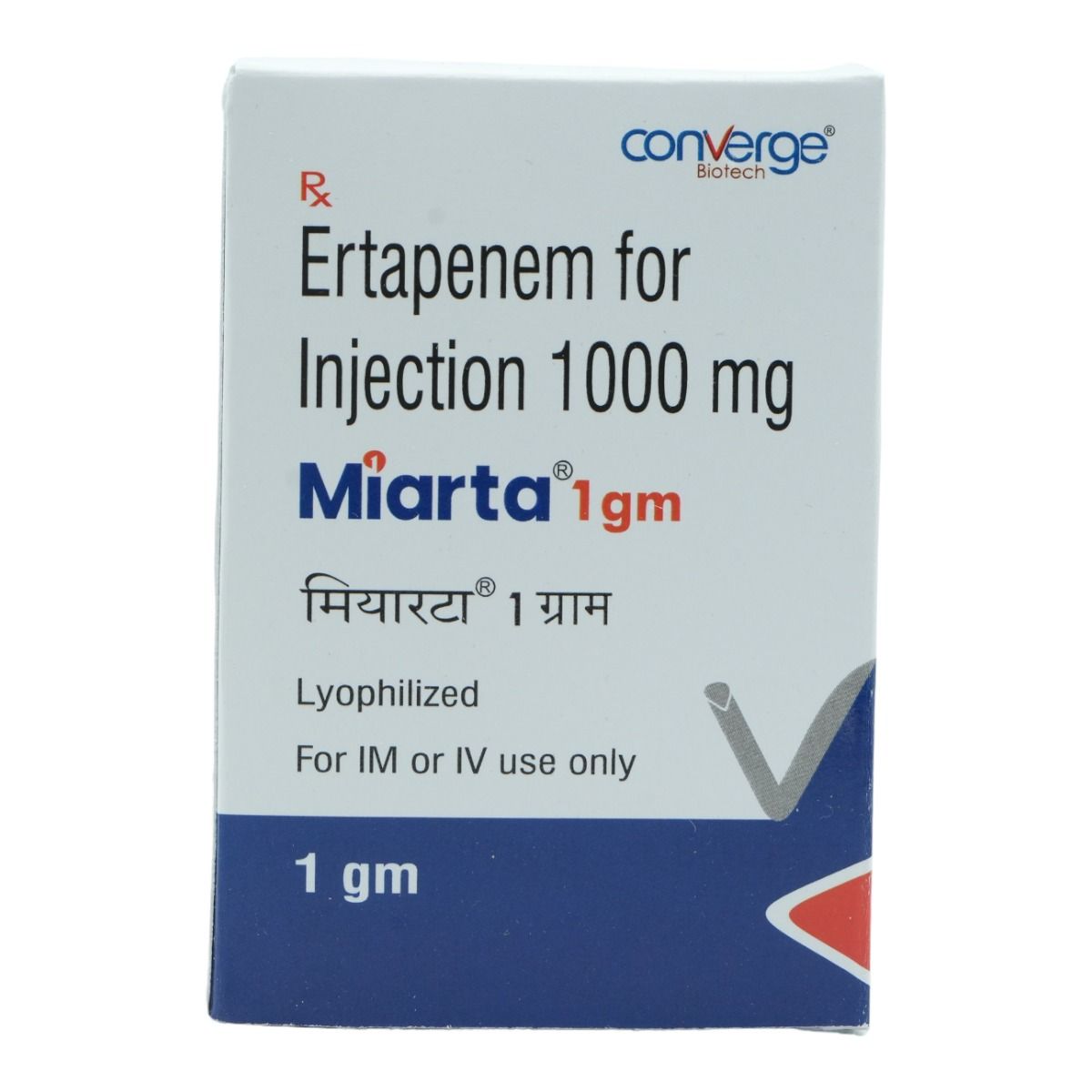 Buy Miarta 1 gm Injection 1's Online