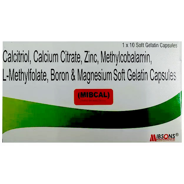 Buy Mibcal Soft Gelatin Capsule 10's Online