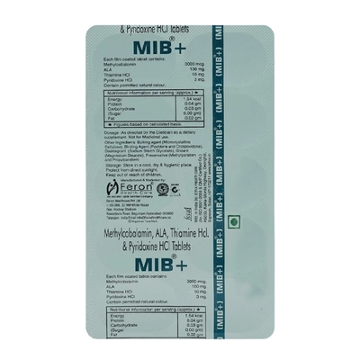 Mib Plus Tablet 10's, Pack of 10