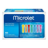 Microlet Colored Lancets, 100 Count, Pack of 1