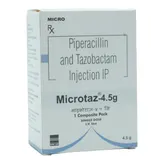 Microtaz 4.5gm Injection 1's, Pack of 1 INJECTION