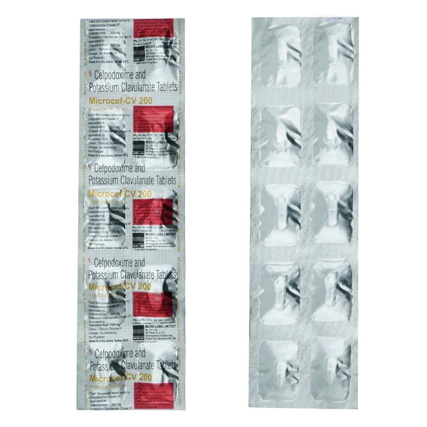 Microcef CV 200 Tablet 10's