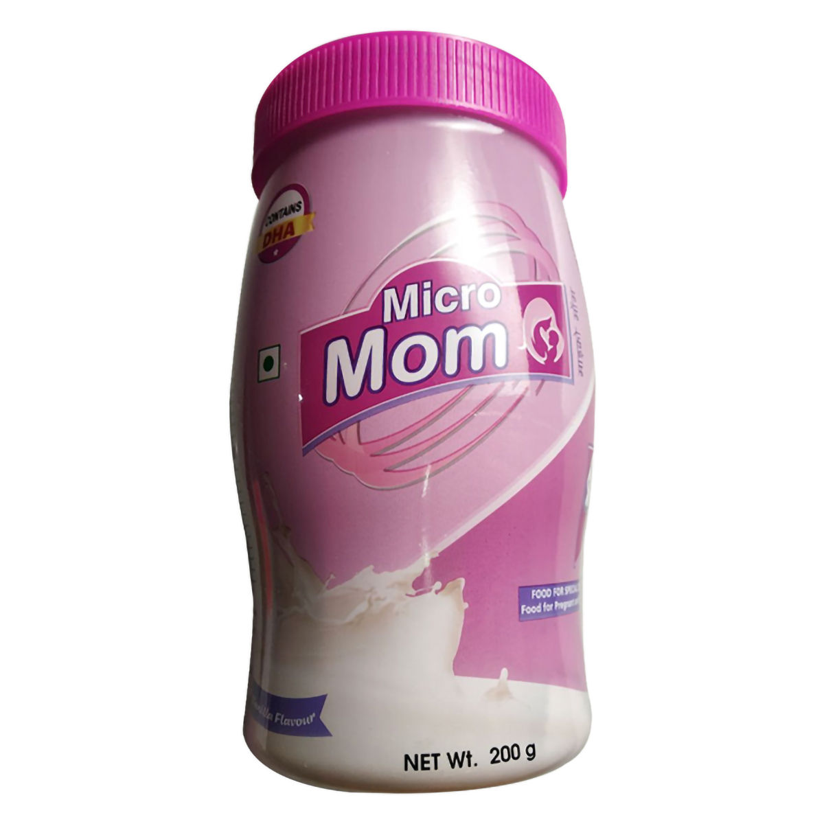 Buy Micromom Vanilla Flavour Nutrition Powder, 200 gm Jar Online