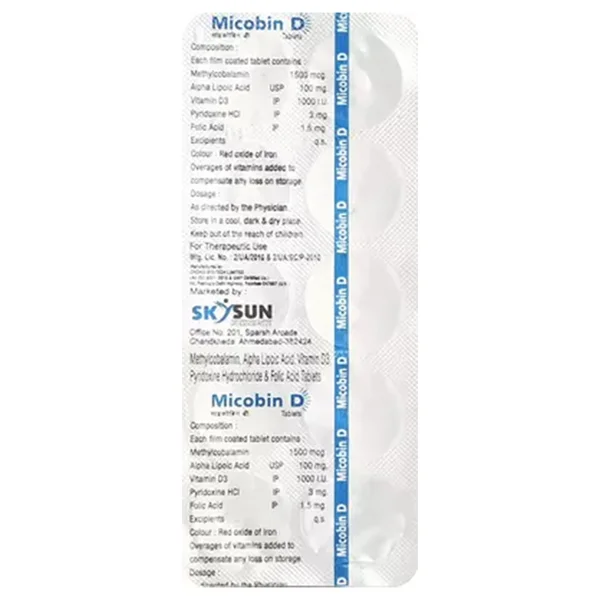 Micobin D Tablet 10's