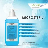 Microsteril Hand Antiseptic Liquid 500 ml, Pack of 1