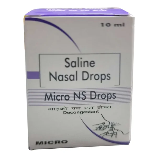 Micro Ns 0.65%W/V Nasal Drops 10Ml, Pack of 1 Drops