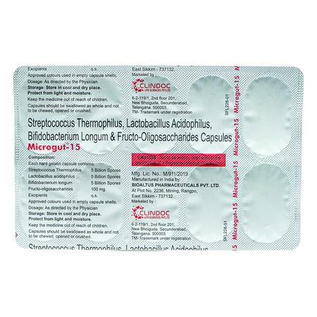 Microgut-15 Capsule 10's