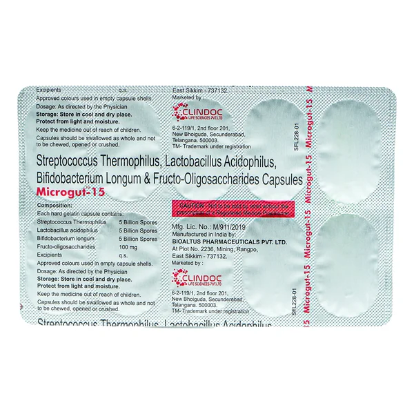 Microgut-15 Capsule 10's