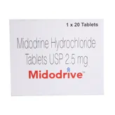 Midodrive Tablet 20's, Pack of 20 TabletS