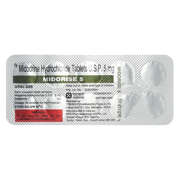 Midorise 5 Tablet 10's, Pack of 10 TabletS