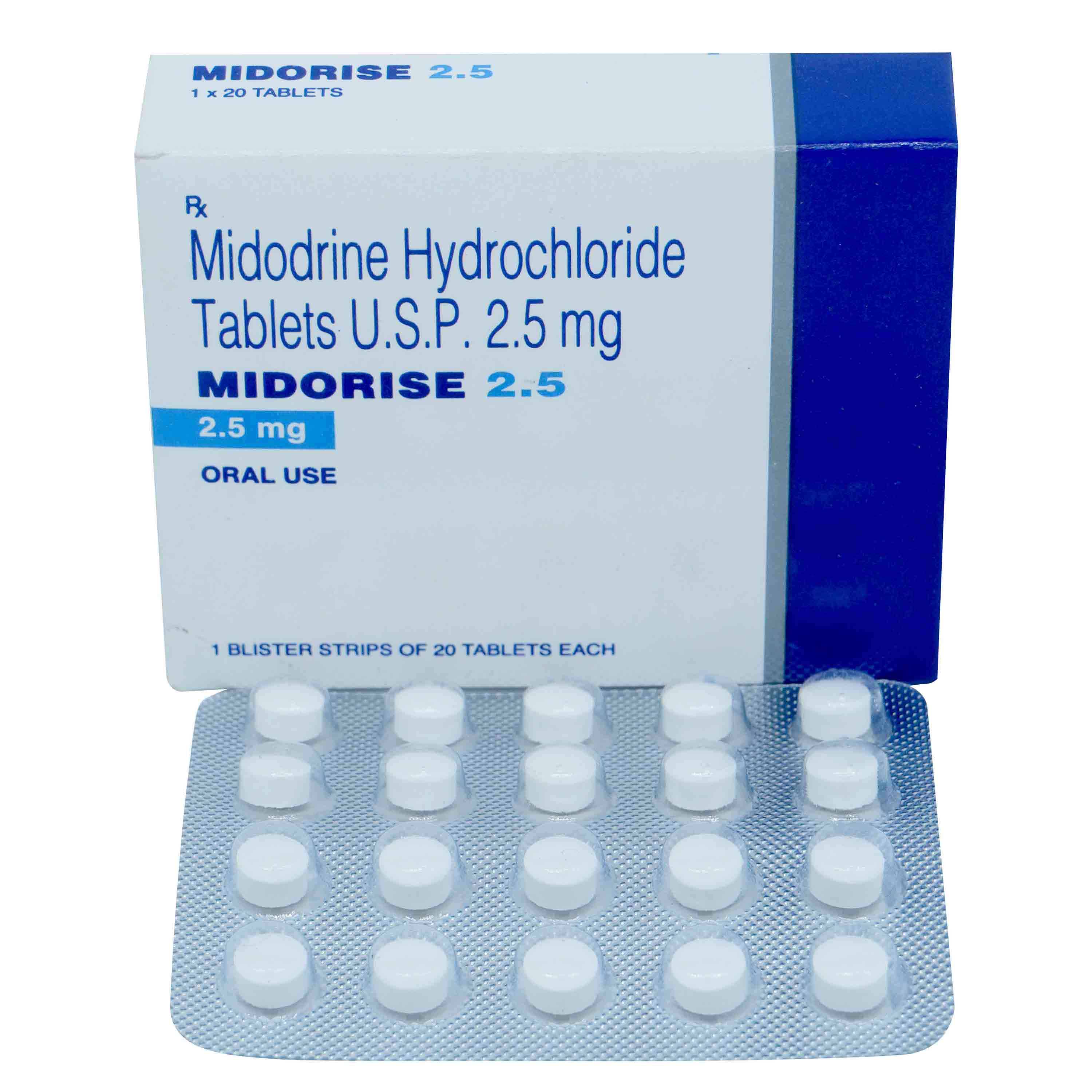 Midorise 2.5 mg Tablet 20's, Pack of 20 TabletS Midorise 2.5 mg Tablet 20's, Pack of 20 TabletS