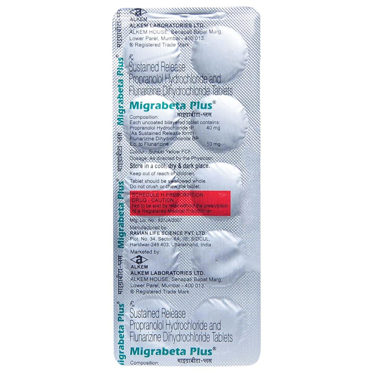 Migrabeta Plus Tablet 10's, Pack of 10 Migrabeta Plus Tablet 10's, Pack of 10
