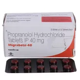 Migrabeta-40 Tablet 10's, Pack of 10 TABLETS