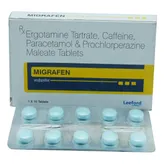 Migrafen Tablet 10's, Pack of 10 TabletS