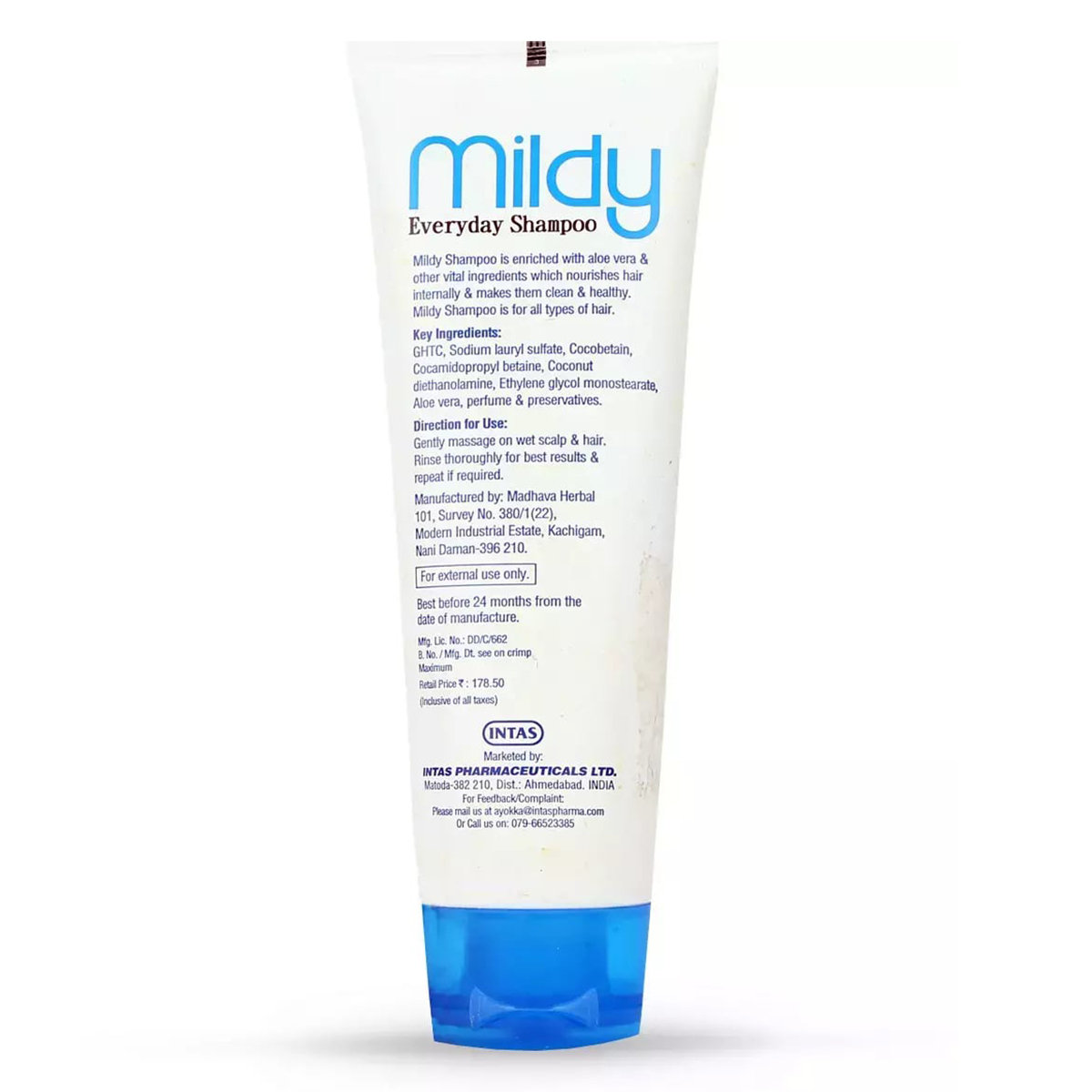 Mildy Shampoo, 100 ml, Pack of 1 Mildy Shampoo, 100 ml, Pack of 1