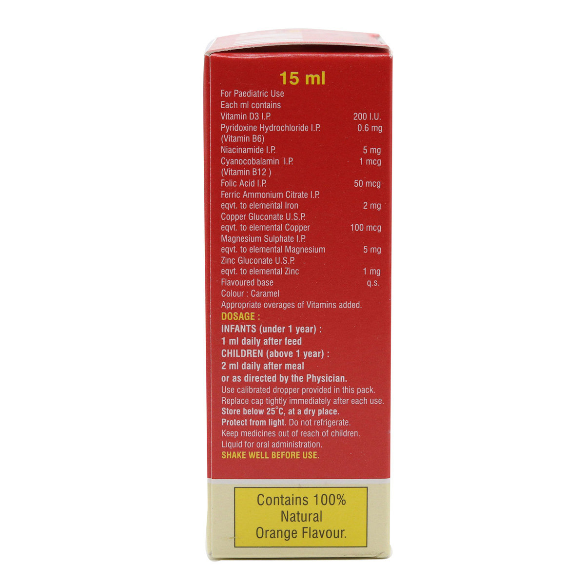 Mim-Z Orange Flavour Drops 15 ml, Pack of 1 Mim-Z Orange Flavour Drops 15 ml, Pack of 1