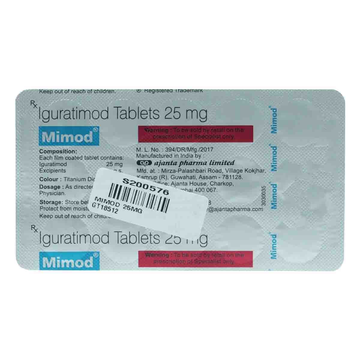 Mimod Mg Tablet S Price Uses Side Effects Composition Apollo Pharmacy