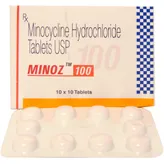 Minoz 100 Tablet 10's, Pack of 10 TABLETS