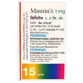 Minirin 0.1 Tablet 15's, Pack of 15 TABLETS