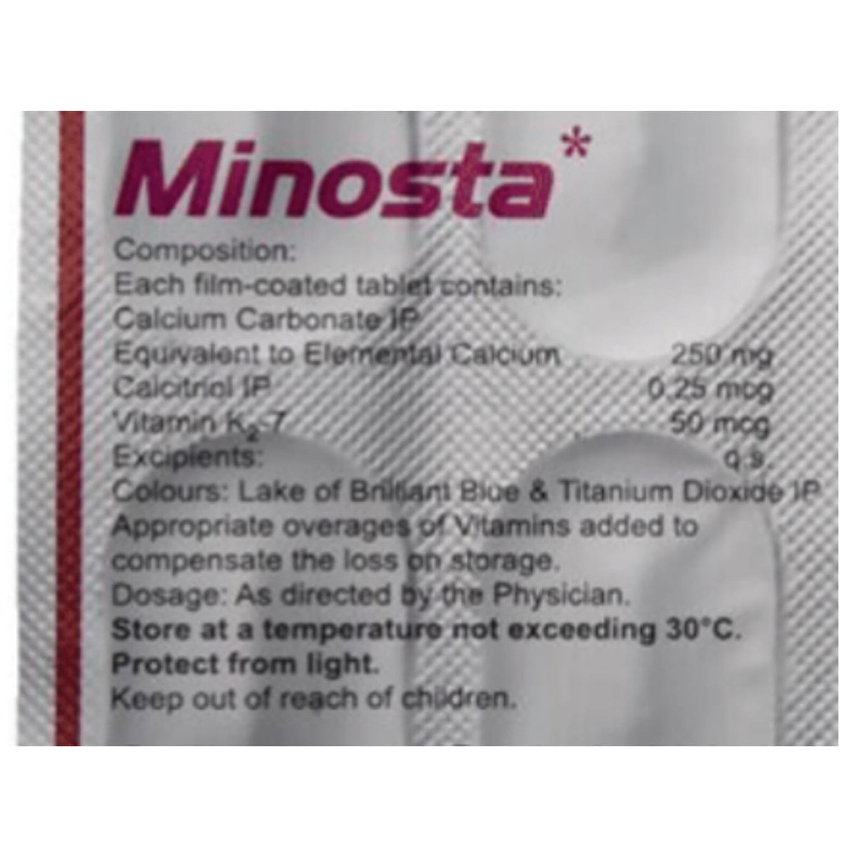 MINOSTA TABLET, Pack of 10 TABLETS MINOSTA TABLET, Pack of 10 TABLETS