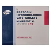 Minipress XL 5 mg Tablet 30's, Pack of 30 TABLETS