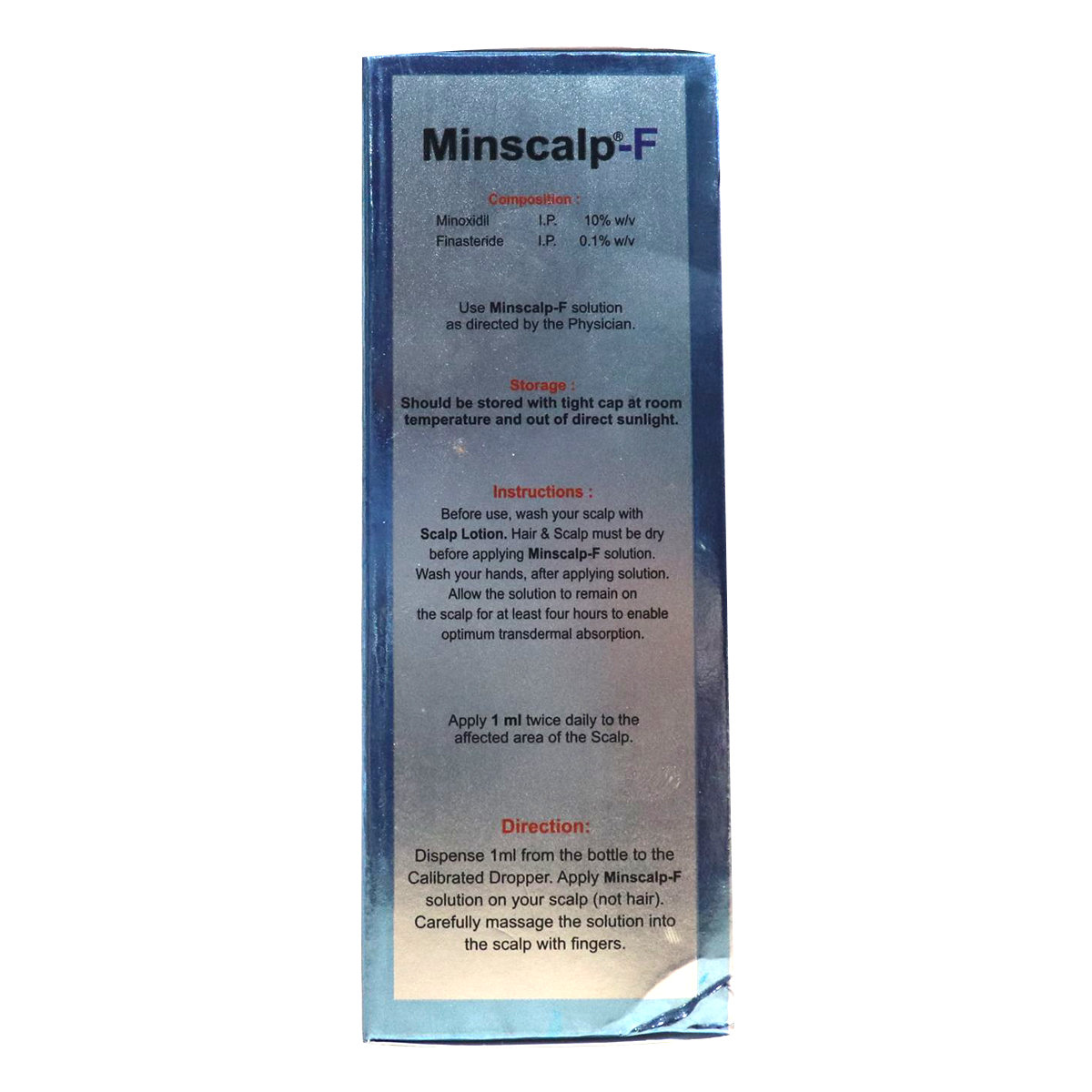 Minscalp-F 10% Solution 60 ml, Pack of 1 SOLUTION Minscalp-F 10% Solution 60 ml, Pack of 1 SOLUTION