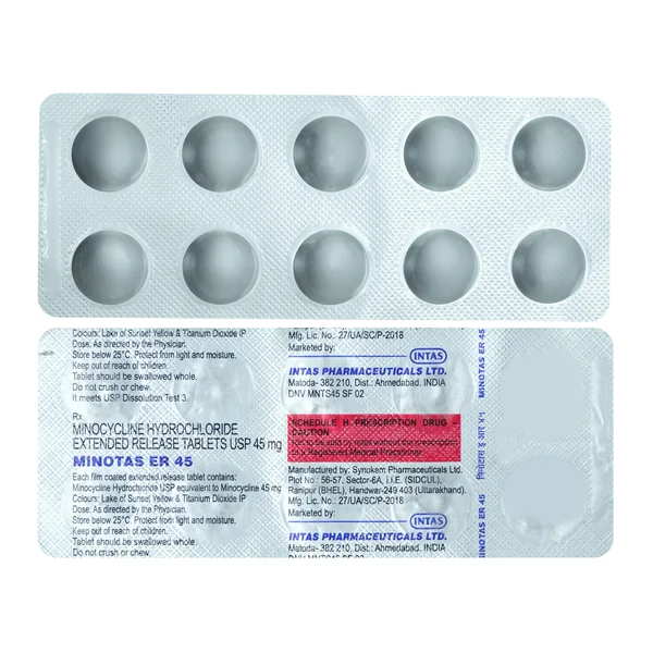 Minotas Er 45mg Tablet 10's