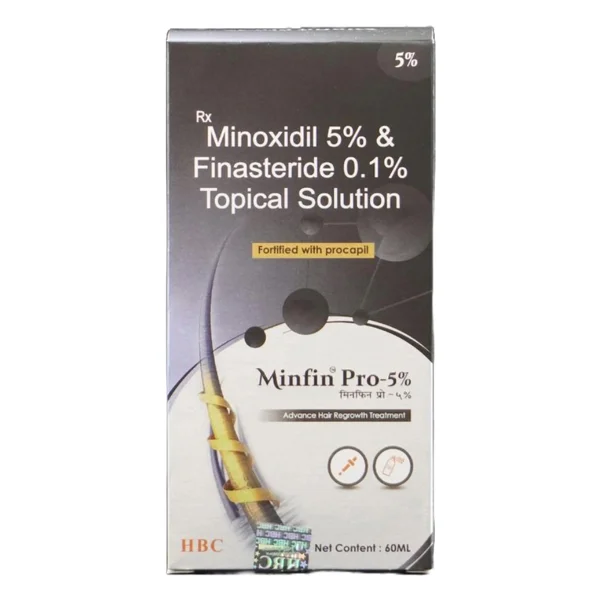 Minfin Pro-5% Topical Solution 60 ml