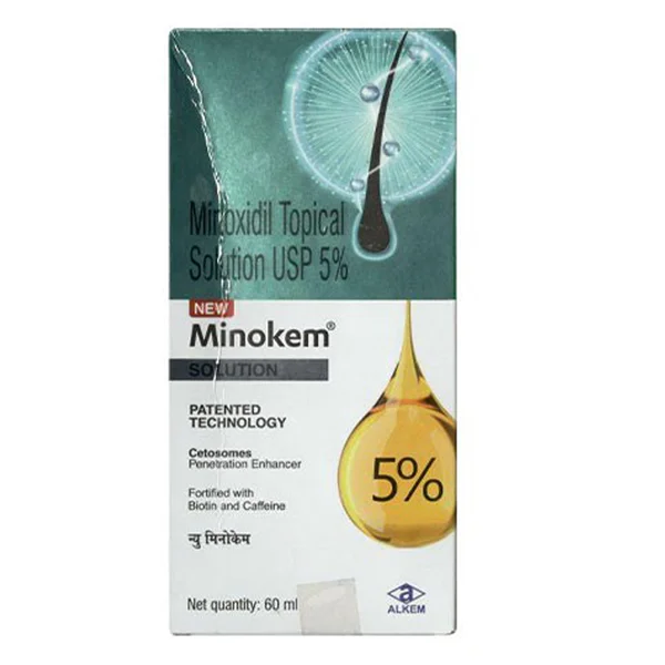 Minokem New 5% Solution 60 ml, Pack of 1 Solution