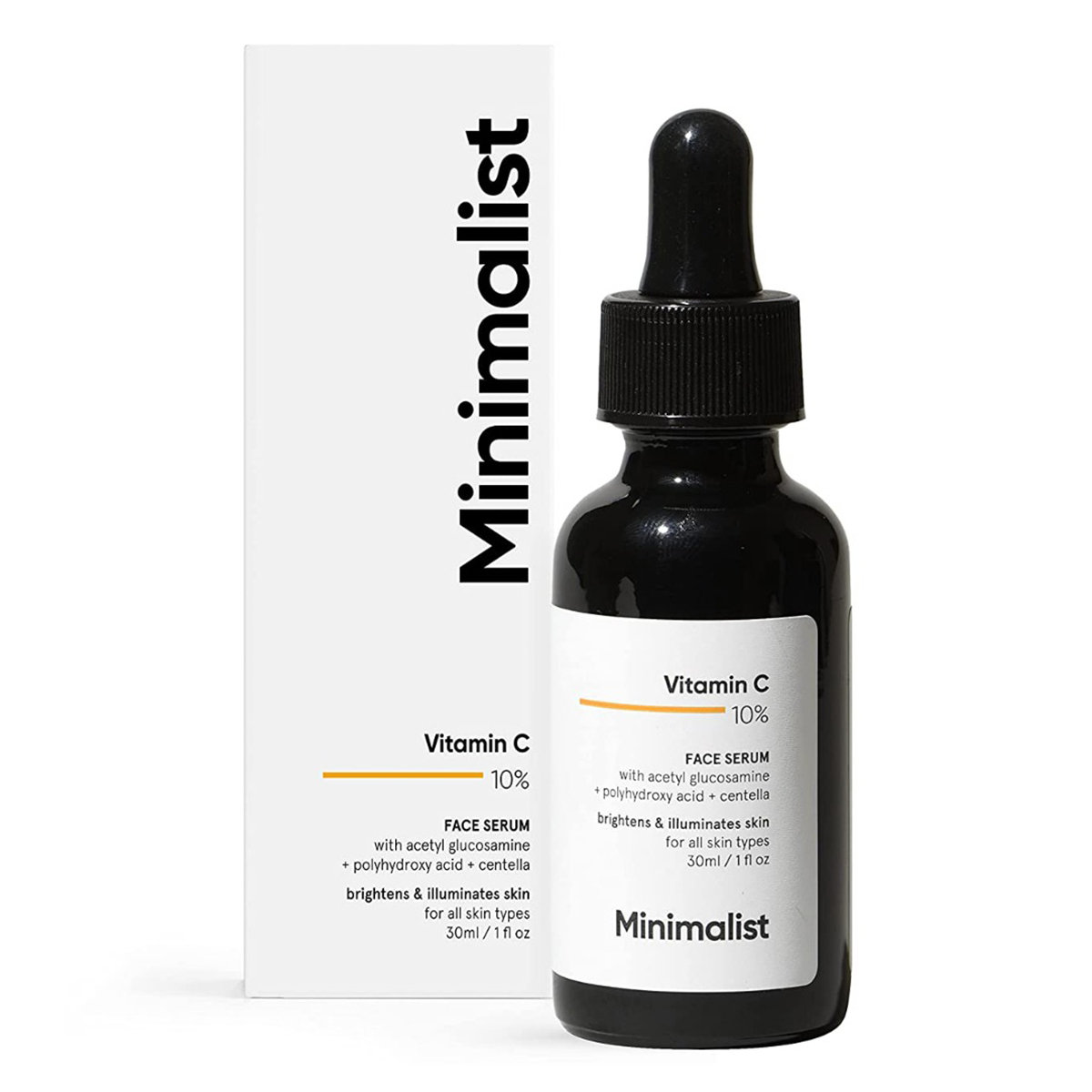 Minimalist 10% Vitamin C Face Serum 30 ml | Glows and Brightens Skin, Pack of 1 Minimalist 10% Vitamin C Face Serum 30 ml | Glows and Brightens Skin, Pack of 1