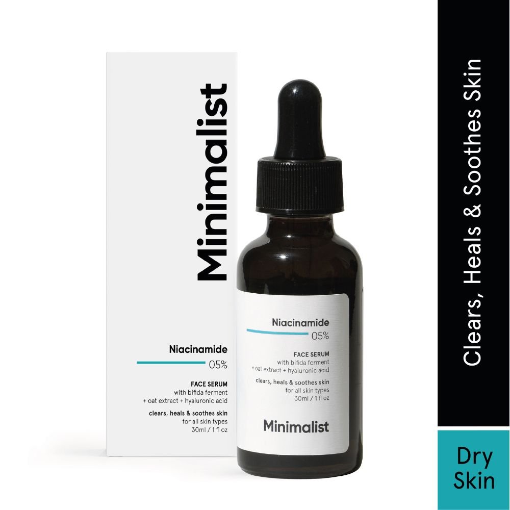 Minimalist 05% Niacinamide Face Serum 30 ml | Reduces Dullness and Acne Spots, Pack of 1 Minimalist 05% Niacinamide Face Serum 30 ml | Reduces Dullness and Acne Spots, Pack of 1