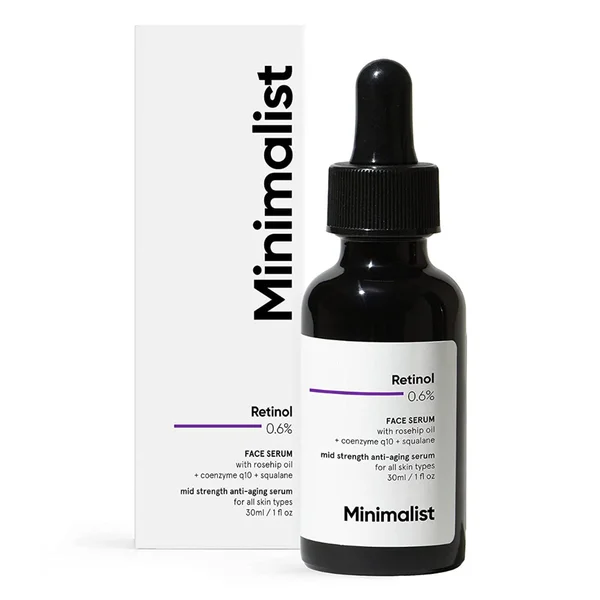 Minimalist 0.6% Retinol Face Serum 30 ml| Fights Ageing and Fine Lines