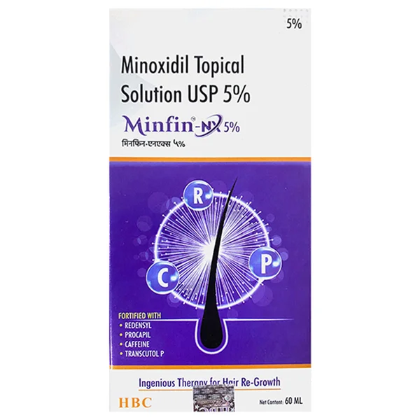 Minfin-NX 5% Topical Solution 60 ml