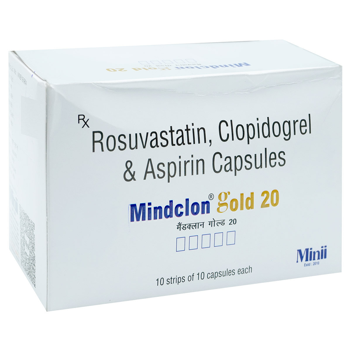 Mindclon Gold-20 Capsule 10's, Pack of 10 CapsuleS Mindclon Gold-20 Capsule 10's, Pack of 10 CapsuleS