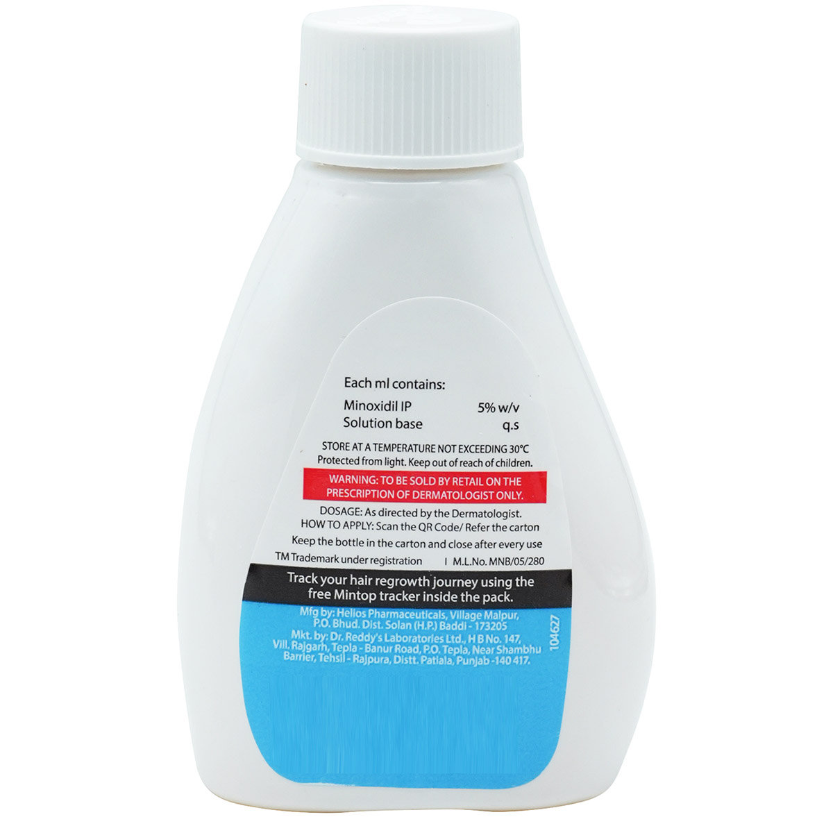 Mintop 5% Hair Solution 60 ml, Pack of 1 Solution Mintop 5% Hair Solution 60 ml, Pack of 1 Solution