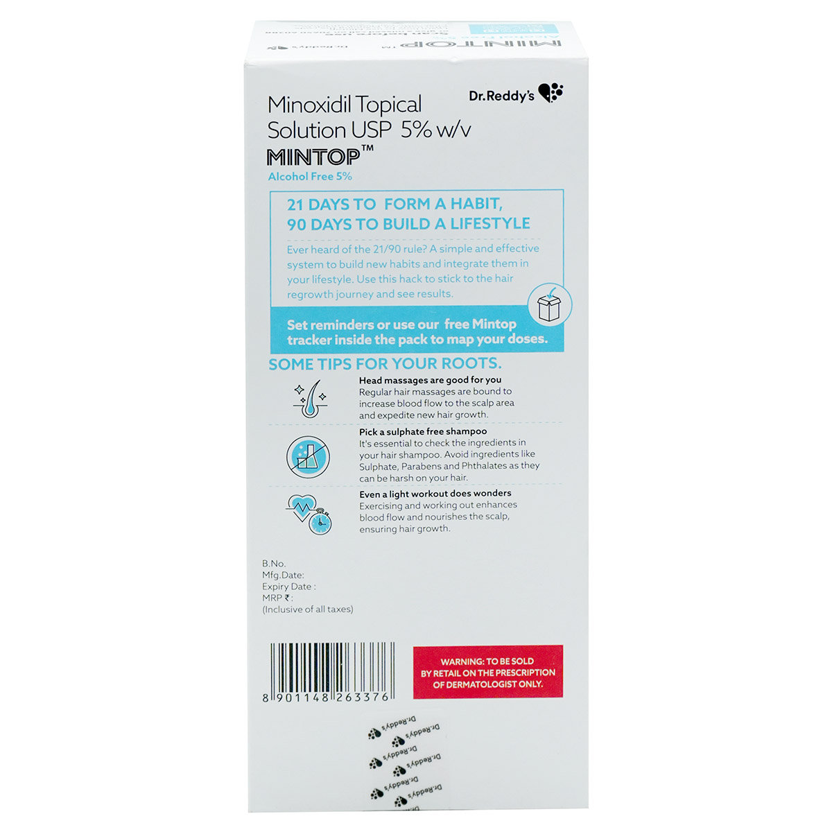 Mintop 5% Hair Solution 60 ml, Pack of 1 Solution Mintop 5% Hair Solution 60 ml, Pack of 1 Solution