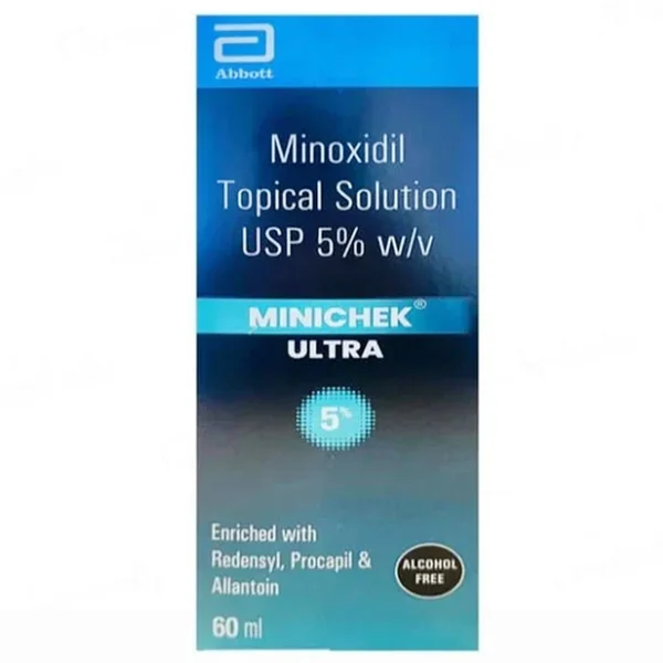Minichek Ultra 5% Topical Solution 60 ml