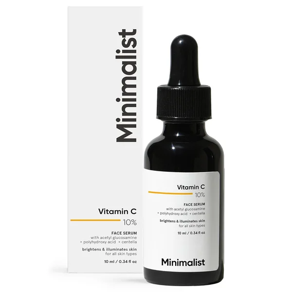 Minimalist Vitamin C 10% Face Serum, 10 ml, Pack of 1