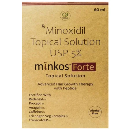 Minkos Forte 5% Topical Solution 60 ml