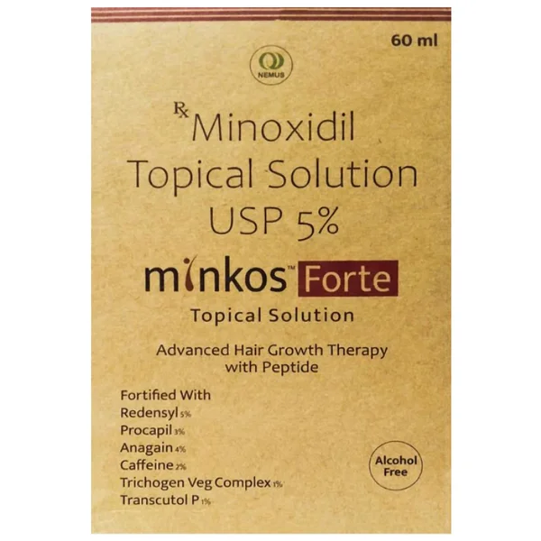 Minkos Forte 5% Topical Solution 60 ml
